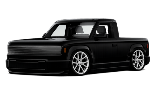Black mini truck