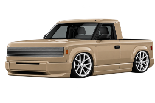 Tan mini truck